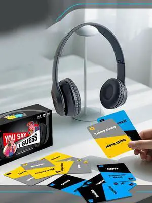 Uncensored Lip Reading Party Game Card Game Based On The Headphone Challenge for 2+ Players