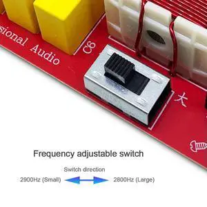 300W 2 Way Crossover Audio Board Bass Speaker Frequency Divider for 4-8Ohm Speaker Filter Refit Module