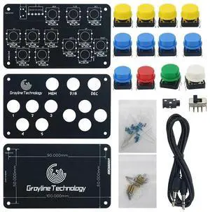 Short-Wave Radio Keyboard Accessories Remote Control Keyboard Unassembled Kit for FT-991/891 Radio
