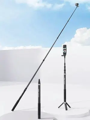 Invisible Selfie Stick Carbon Fiber Extension Pole Hand Grip for X5/X4/X3 for OSMO