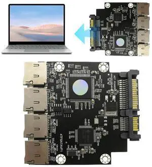 4-Port SD To SATA Adapter Stable Transmit Self-Made SSD Solid State Drive 2.5 Inch for Computer Motherboard Hard Disk Recorder