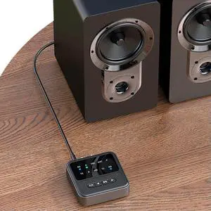 Bluetooth-Compatible Transmitter Receiver Bluetooth-Compatible 5.4 Adapter Wireless Audio Transmitter for TV/Car/PC