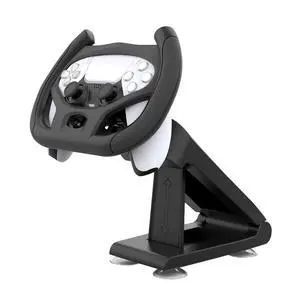 Gaming Steering Wheel with Bracket for 5 Car Racing Games Handle