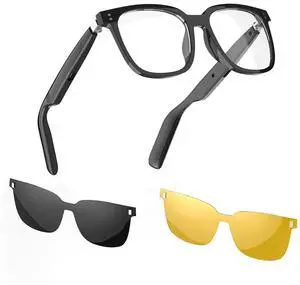 AI Translate Eyeglasses BT 5.4 Call ligent Translator Glasses Rechargeable Audio Music Call Sunglasses for Men Women