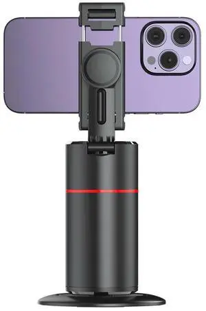 Auto Face Tracking Tripod 360° Rotation Auto Tracking Phone Holder Face Tracking Phone Tripod Holder for Video Recording