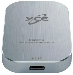 Magnetic M.2 NVMe 2230 External Enclosure 2TB Type-C Solid State Drive Case Hard Drive Disk Box for 15 Pro Max ProRes