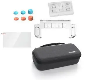 10-in-1 Accessories Bundle for Nintendo for Switch 2 Bundle Protective Cover Screen Protector 6 Thumb Grips Caps Game Card Case