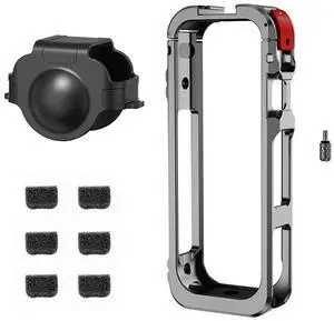 Aluminum Alloy Protective Case Camera Lens Protector Anti-scrach Silicone Camera Protector Cover for X5 Sports Camera