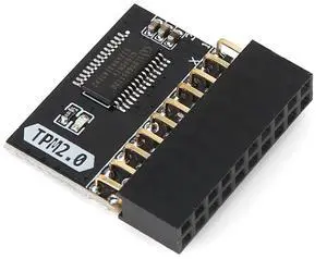 TPM 2.0 20 Pin Motherboard Card Replacement Part Module Motherboard 20-1 Pin Encryption Security Module for WIN11 System