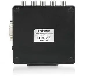 RGBS To Color Difference Component Converter Color Brightness Adjustable RGBS VGA SCART TO YPBPR Color Difference Converter