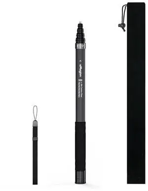 3M Invisible Selfie Stick Waterproof Carbon Fiber Extended Monopod Adjustable Extension Pole for X5/X4/Ace Pro 2 Access