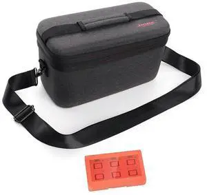 EVA Hard Carrying Case for Switch 2 Carrying Bag Shockproof Hard Shell Protective Pouch Case With Shoulder Strap & Game Card Box