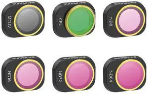 Camera Lenses Filters Avoid Overexposure Camera Lens Filters Kit Reduce Reflection Pilotless Aircraft Lens Filter for Mini 4 Pro