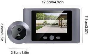 Mini Peephole Wireless Door Viewer Camera IR Night Vision Front Door Peephole Camera 2.8 Inch Digital Peephole Eye Viewer