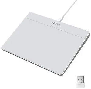 Bluetooth-Compatible Touchpad High Precision Haptic Feedback USB Touchpad Mouse Wired Precision Trackpad for Desktop Laptop User