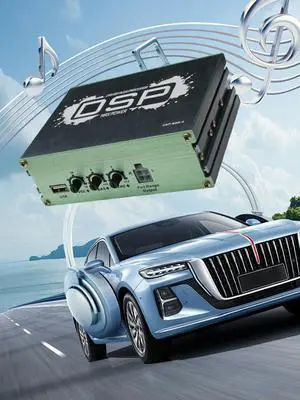Car DSP Digital Audio Processor Support APP Control DSP Car Power Amplifier 6-Channel Output DSP Car Equalizer Car Accessories