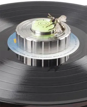 Disc Stabilizer with Adjustable Weight Level Audio Equipment Stabilizer Anti-Slip Music Player Stabilizer Clip for Record Player