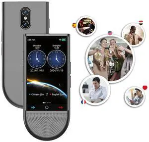 S15 4G Portable AI Translator Offline Online Translation AI Voice Translator Real-time Ai Voice Photo Translator for Travelling