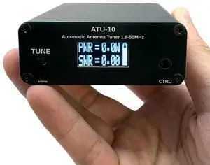 ATU10 Automatic Antenna Tuner 1-15W Antenna Automatic Tuner 0.91 Inch OLED Display