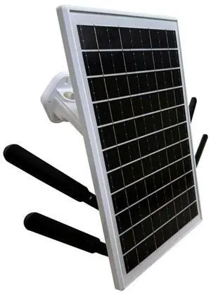 Solar Panel Powered 4G LTE Router 15W 25600mAh Outdoor Wireless Router 4G LTE Modem Router for Outdoor Security Camera Etc