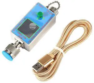 V7.0 RF Power Meter 10Ghz RF Power Meter Set 30Dbm Max Input Power Meter Tester USB-C Port RF Power Measurement