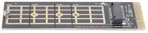 PCI-E to M.2 Convert Adapter NVMe SSD Adaptor Card PCI-E 3.0 X4 to NVMe M.2 Adapter Support 2230 2242 2260 2280 SSD