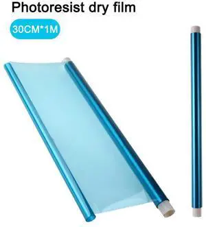 30CM 1M Portable Photosensitive Dry Film for Circuit Photoresist Sheet for Plating Hole Covering Etching for Producing PCB Board