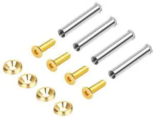 4pcs Chassis Fan Screws Enhanced Stability Fixing Chassis Fan Screws Quieter Operation Not Hurt Fan Double Fixed for PC Case Fan