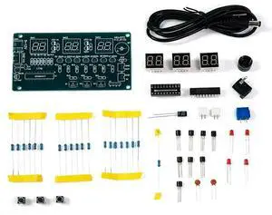 Electronic Clock DIY Kits Digital Tube LED Display Suite Electronic Module Parts and Components DC 5V-12V