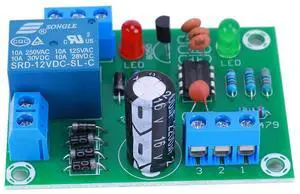 DC 12V Water Level Detection Sensor Automatic Water Level Controller Board Module Liquid Level Controller Module for Tank Pond