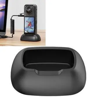 Silicone Base Action Camera Stand Base Desktop Protection Upright Base Desktop Stabilizer for Insta 360 X4 Accessories