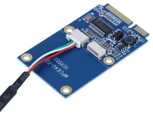 1 Piece Mini PCI-E PCI Express To Dual USB Adapter Mpcie To 5 Pin 2 Port USB2.0 Converter For Full/Half Height Mini Card