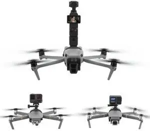 Top Extension Camera Bracket Wear Resist Action Camera Adapter Base Strap Camera Top Mount Holder for Air 2/3S Mavic 2/3Pro