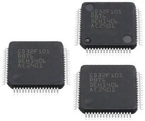 3PCS GD32F105RBT6 Chip GD32F105RBT6 LQFP-64 Chip