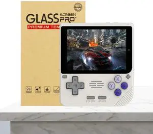 HD Tempered Glass Screen Protector 9H Hardness Screen Protector Film Screen Tempered Film for POWKIDDY V10 Handheld Game Console