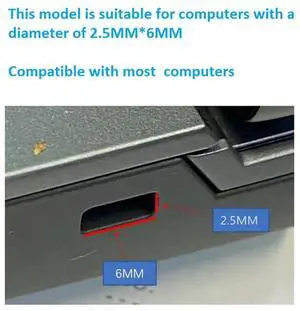 Computer Lock Laptop Lock Suitable For 6Mmx2.5Mm Nano Lock Hole For Laptop Security Key Lock Durable