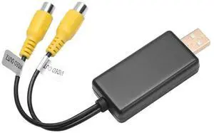 USB to CVBS RCA Video Output Adapter Box Interface Connect to Monitor Display Device for Android Radio Multimedia(A)