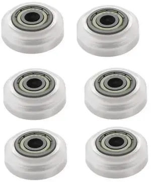 10Pcs 3D Printer Plastic Wheel POM Big Models Passive Round Wheel Idler Pulley Gear For CNC Openbuilds V-Slot