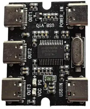 TYPE-C USB Expansion Board Hub Usb Hud Expansion Module 1 in 3 Out with Power Interface TYPE-C USB Expansion Board Hub Usb Hud Expansion Module 1 in 3 Out with Power Interface