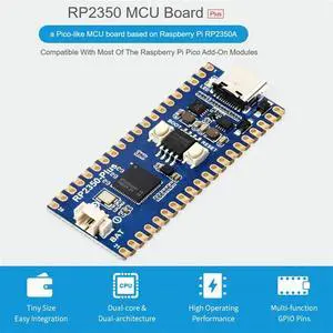 RP2350-Plus Development Board RP2350 Plus Microcontroller MCU Board Based on for Raspberry Pi Pico No Soldered