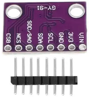 2pcs MPU-9250 MPU9250 BMP280 SPI IIC 10DOF Acceleration Gyroscope Compass 9-Axis Sensor Board Module GY-91