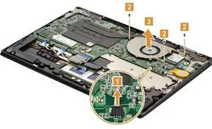 Laptop CPU Cooling Fan For Yoga 720-12, 720-12Ikb Series Notebook