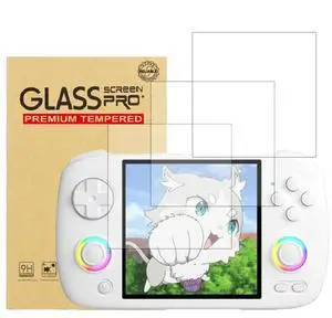9H HD Portable Game Console Screen Protector Film High Touch Sensitivity Tempered Film for Anbernic RG CubeXX Game Accessories