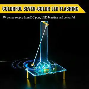 DIY Electromagnetic Swing Experimental Electronic Kit Supply With LED Flashing Sensing DIY Electronic Kit