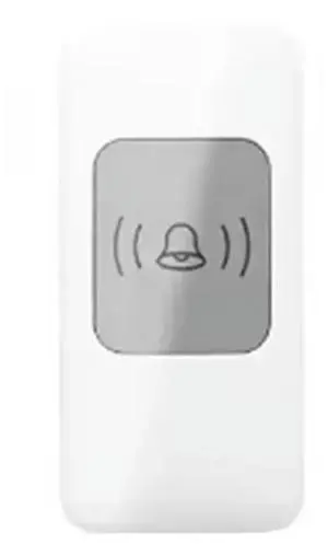 Cordless Digital Doorbell Wireless Door Bell Operated Waterproof Receiver Remote Button US Plug