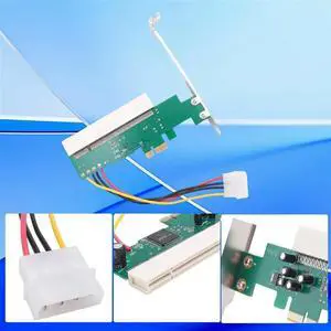 PCI-Express To PCI Adapter Card PCI-E X1/X4/X8/X16 Slot With 4 Pin Power Cable Card
