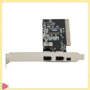 PCI 1394 Card 4 Port Firewire Card Adapter Digital Camera HD DV Capture Card Driver-Free VIA For Desktop PC