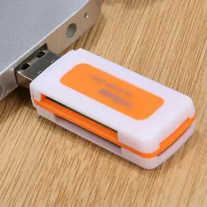 4 in 1 Mini USB 2.0 Card Reader Universal USB TF SD Card Reader Memory Card Reader Adapter for TF SD MS M2 PC Accessory