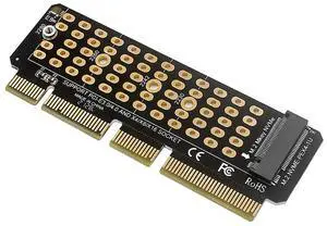 PCIe Riser Card SSD To PCIE4.0 M2 NVME Adapter Card M.2 M-Key MKEY M.2 To PCI-E4.0 Converter Full Speed X4 for 2230-2280 M.2 SSD
