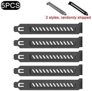 5PCS PCI Baffle for Heat Dissipation Computer PC Case Dustproof Expansion Graphics Card Slot Cover Plate